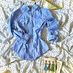 Talbots Modern Classic Shirt - Fetching Beagle